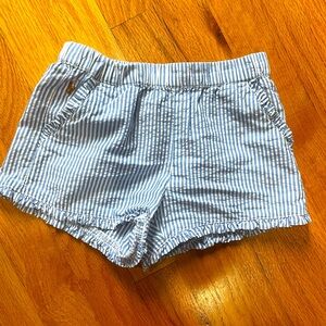 Polo by Ralph Lauren Blue and White Striped Shorts